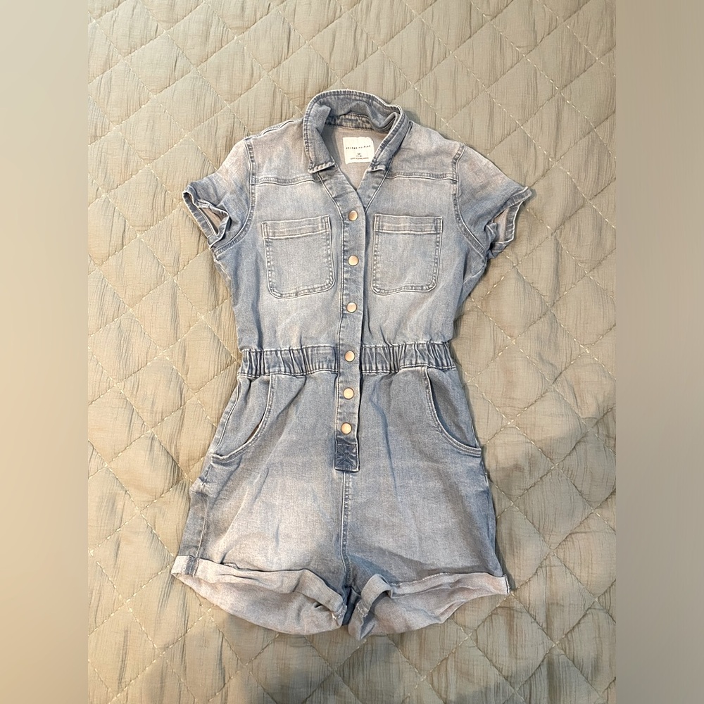 Celebrity Pink Denim Romper